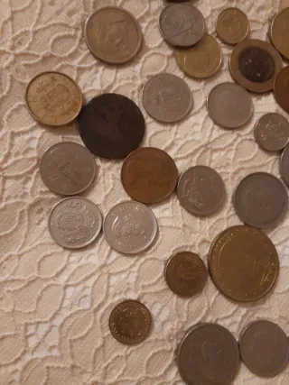 Lote de Monedas Antiguas Variadas