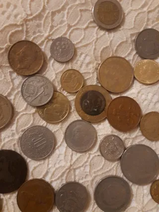 Lote de Monedas Antiguas Variadas