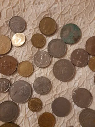 Lote de Monedas Antiguas Variadas