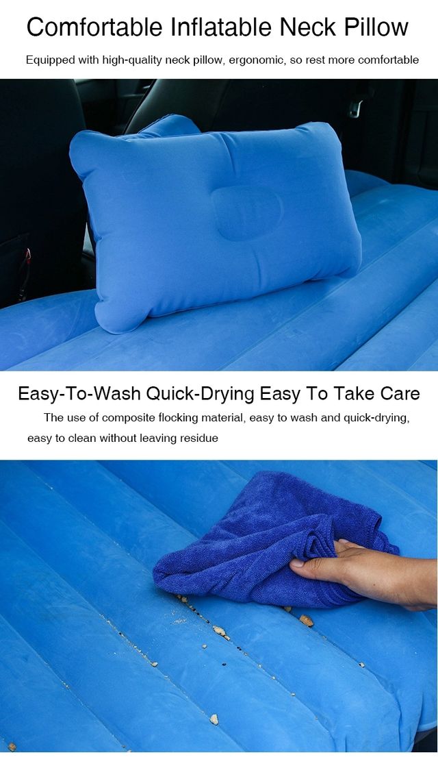 Colchón Hinchable Coche + Bomba Eléctrica