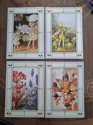 16 Cartoline di Fate illustrate