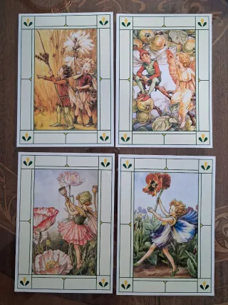 16 Cartoline di Fate illustrate