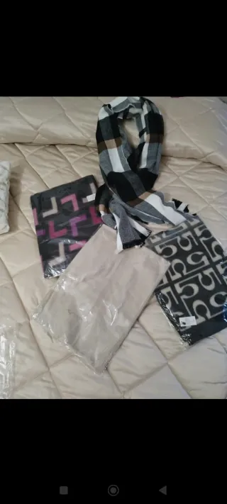 Set 4 sciarpe oversize fantasie diverse