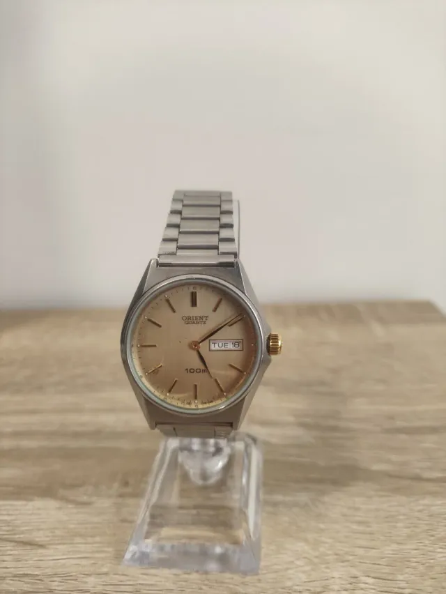Reloj Orient Vintage Dorado y Plateado