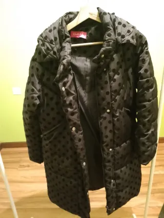 Abrigo Rosalita McGee Negro Talla S