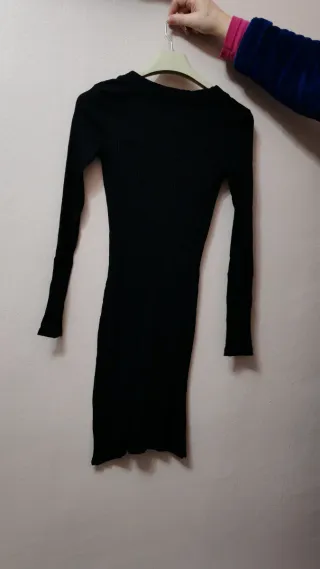Vestido Pull&Bear Negro Talla S