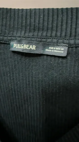 Vestido Pull&Bear Negro Talla S