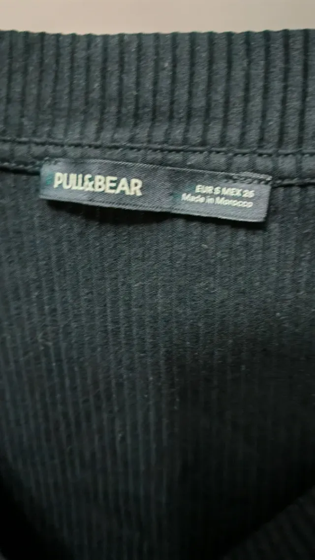 Vestido Pull&Bear Negro Talla S