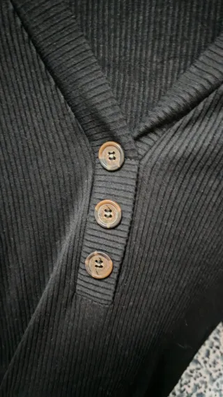 Vestido Pull&Bear Negro Talla S