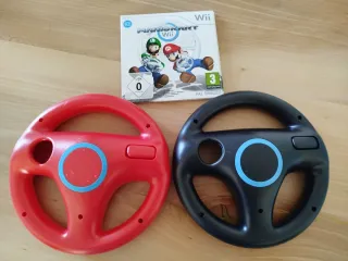 Mario Kart Wii + 2 Volantes