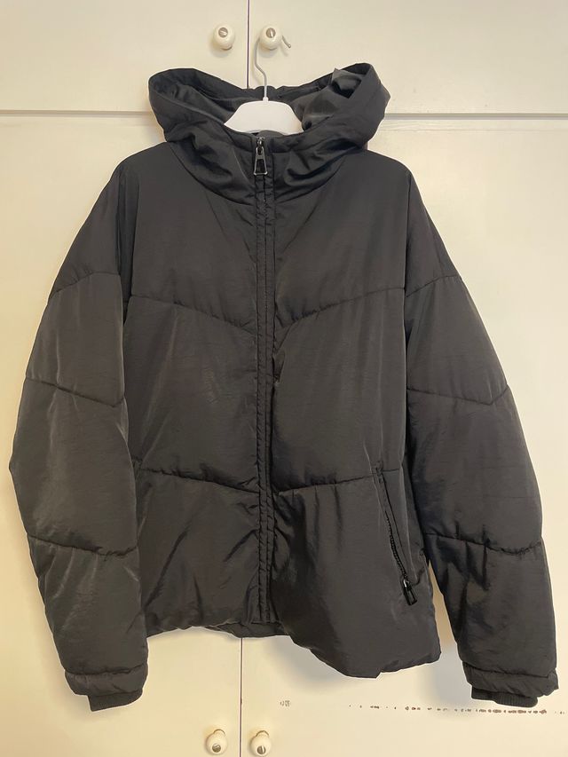 Chaqueta oversize negra Stradivarius  talla xs