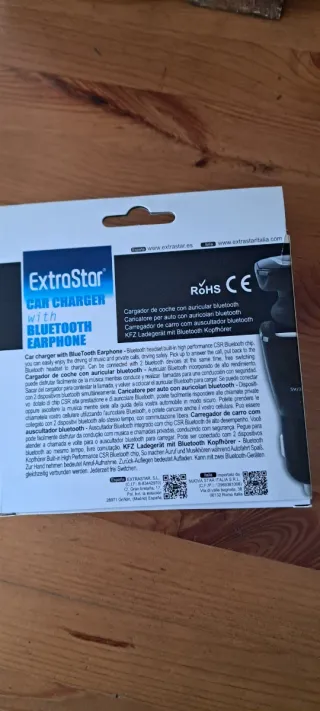 Cargador Coche Bluetooth ExtraStar