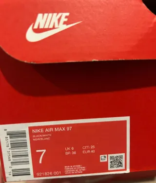 Nike Air Max 97 Zapatillas Negras Talla 42
