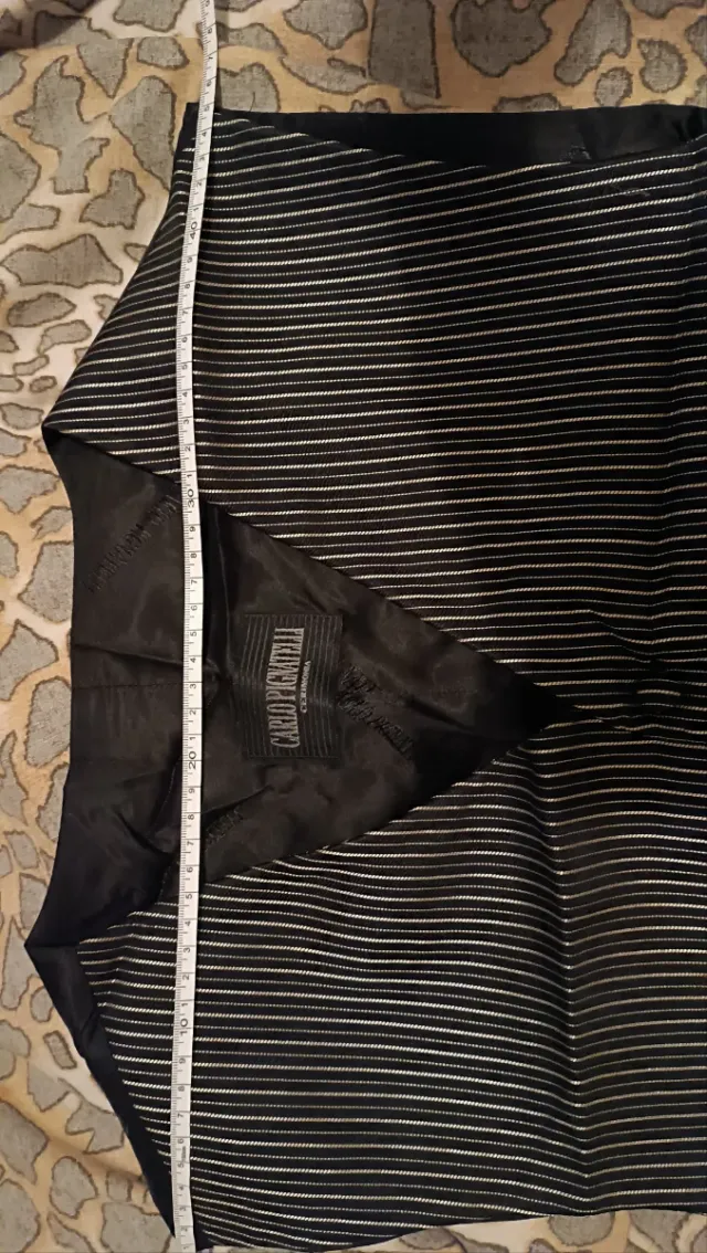 Gilet Uomo Carlo Pignatelli Nero argento