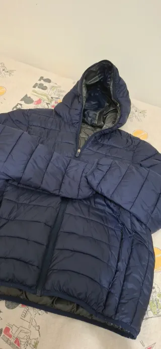 Giubbotto uomo blu/grigio