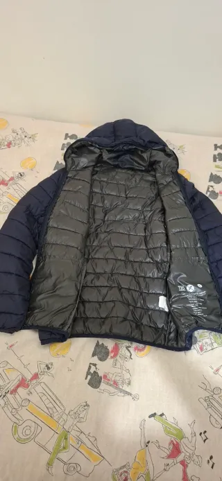 Giubbotto uomo blu/grigio