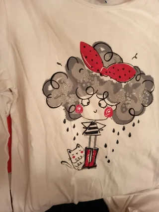 Lote de tres camisetas mayoral de niña talla 9