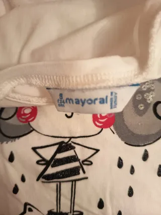 Lote de tres camisetas mayoral de niña talla 9