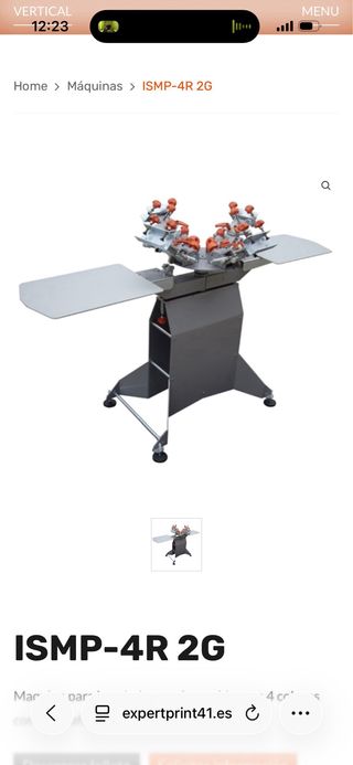 Máquina de Serigrafía Profesional de 6 colores