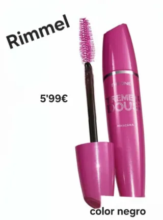 Máscara de Pestañas Rimmel The ONE Negro