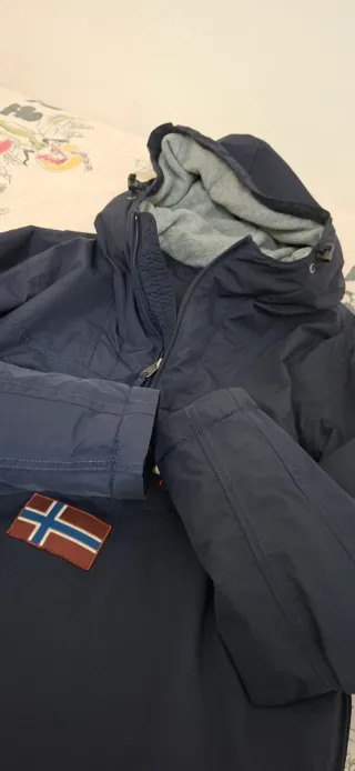 Giubbotto Napapijri uomo blu multicolor