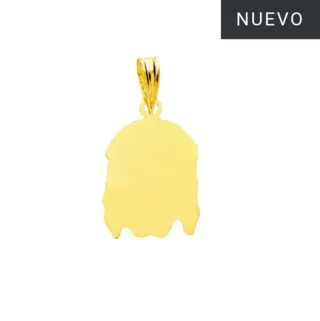 Medalla Cristo Buena Muerte en Oro Ley 18 Klt