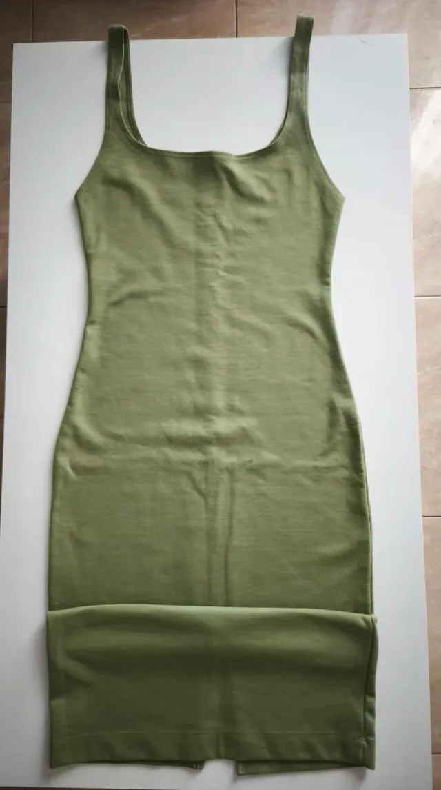 Vestido Zara verde