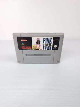 Pink Goes to Hollywood SNES Cartuccia PAL UKV