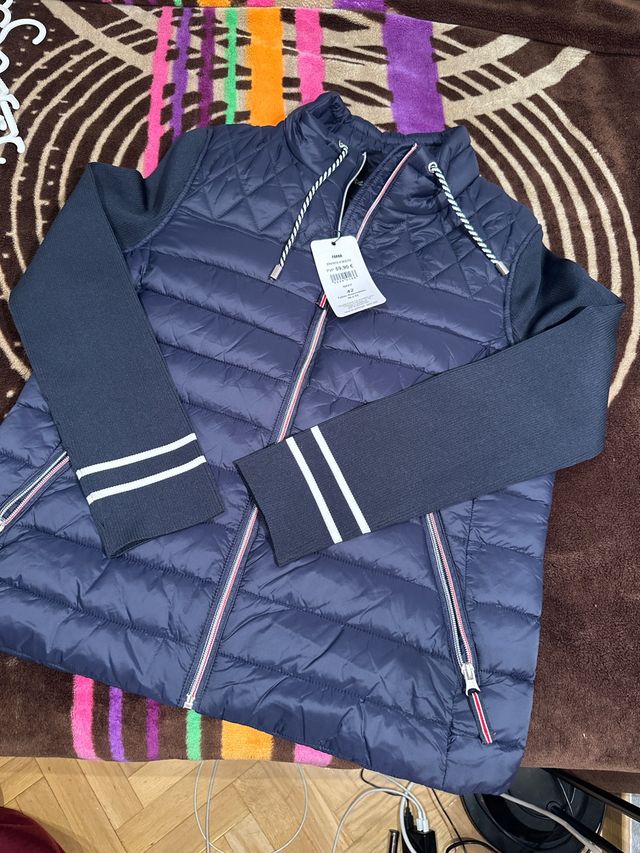 Parka azul mujer talla 42 nueva