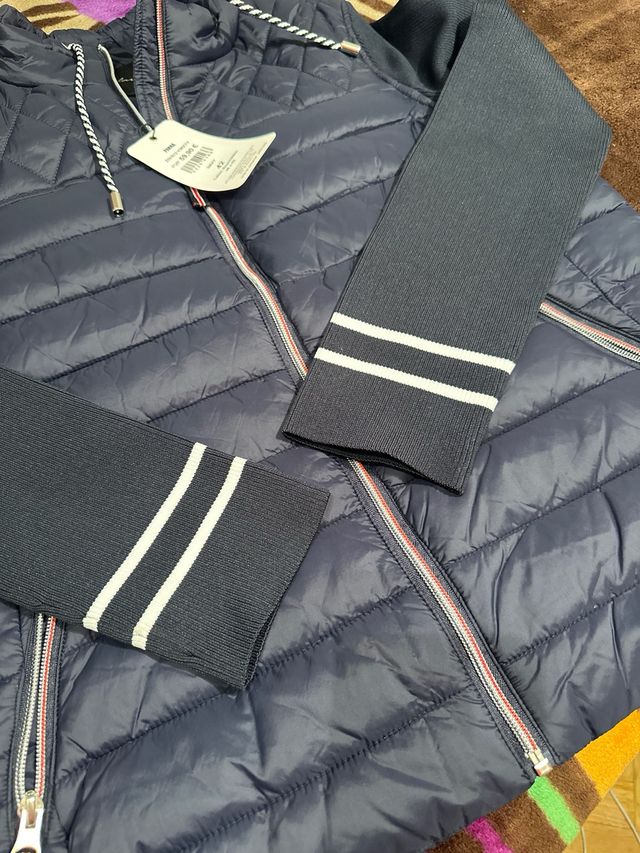 Parka azul mujer talla 42 nueva