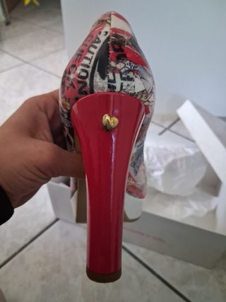 Scarpe con tacco donna multicolor