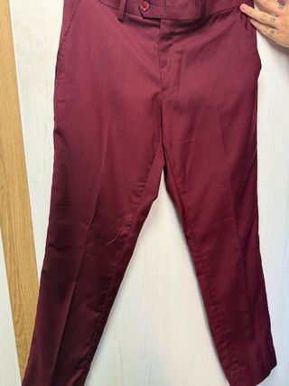 Chaqueta de traje roja