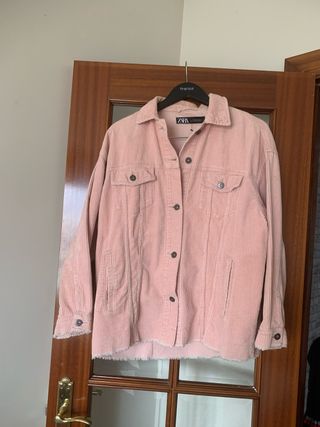 Camisa pana Zara rosa