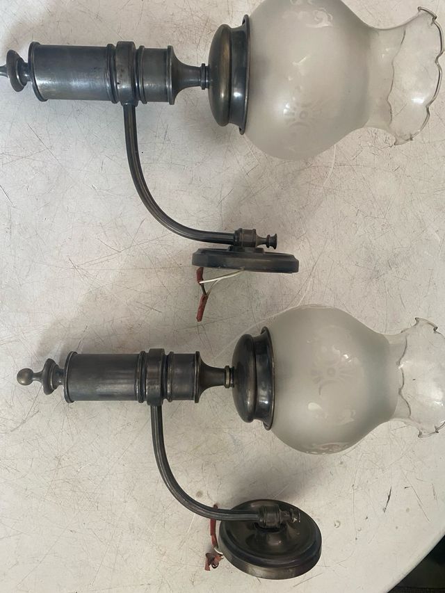 2 Apliques de pared antiguos