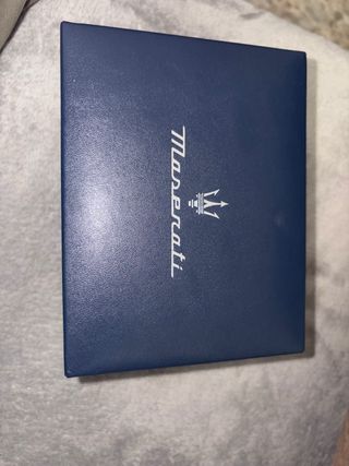 Caja para reloj Maserati azul