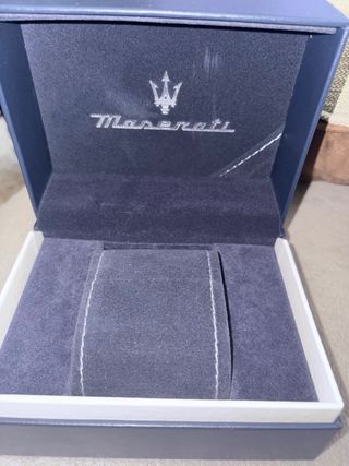 Caja para reloj Maserati azul