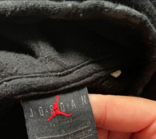 Sudadera Jordan Air Nike Negra Gris
