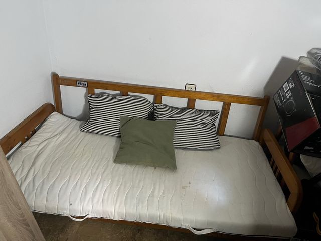 Sofá Cama Madera + colchón