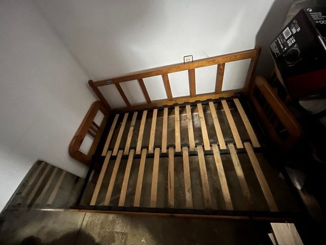 Sofá Cama Madera + colchón