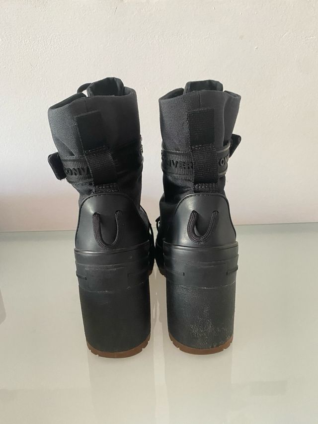 Botas Converse Tacón Negro super cómodas