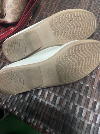 Mocasines Geox blancos mujer talla 38