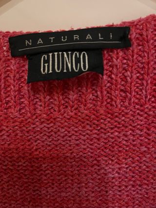 Maglia GIUNCO donna 50% seta 50% cotone tg 48