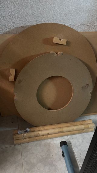 Tavolo consolle rotondo 90 cm