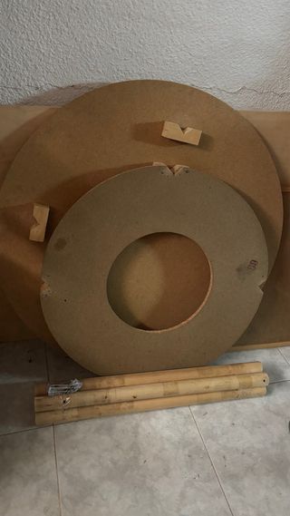 Tavolo consolle rotondo 90 cm