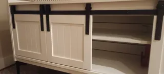 Banco zapatero puertas corredizas