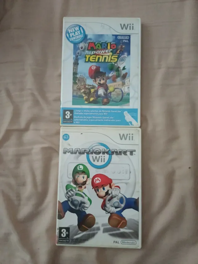 Juegos Mario Wii: Mario Power Tennis y Mario Kart