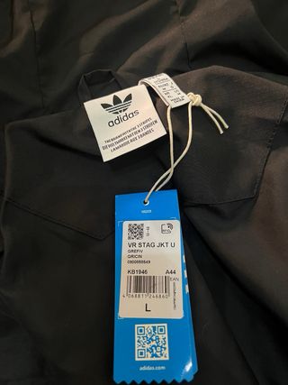 Chaqueta Adidas Negra con Capucha