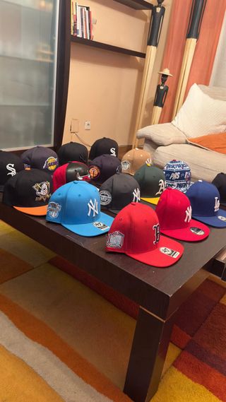 Lote Gorras New Era Planas 9FIFTY, 47CAPITAN, 59FI