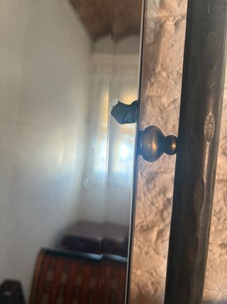 Espejo antiguo hierro 88x65