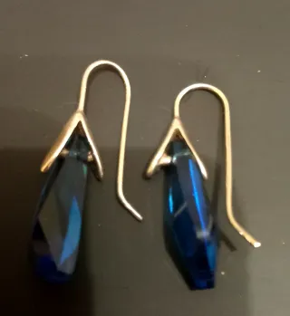 Conjunto Joyas Mujer Azul y Plata